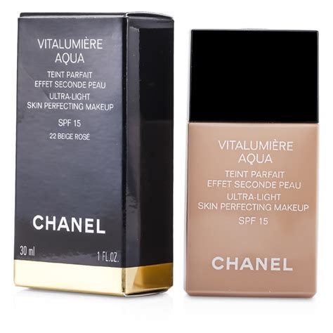 chanel vitalumiere aqua makeup no.20|Chanel 22 beige rose.